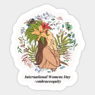 embrace equity international women's day 2023 Sticker